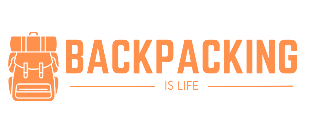 Backpacking is life logo