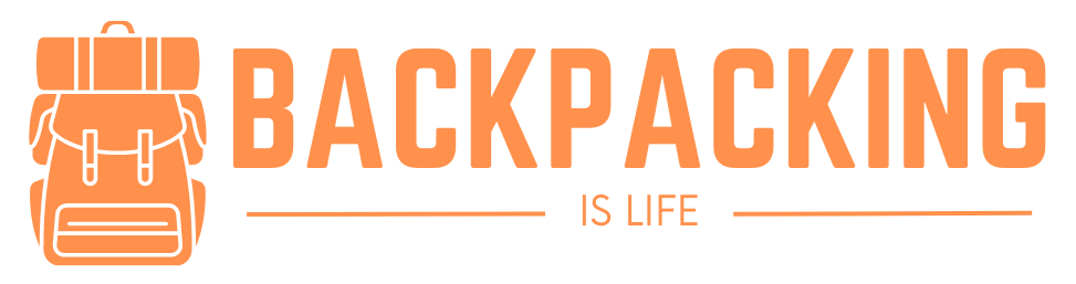 Backpacking is life logo