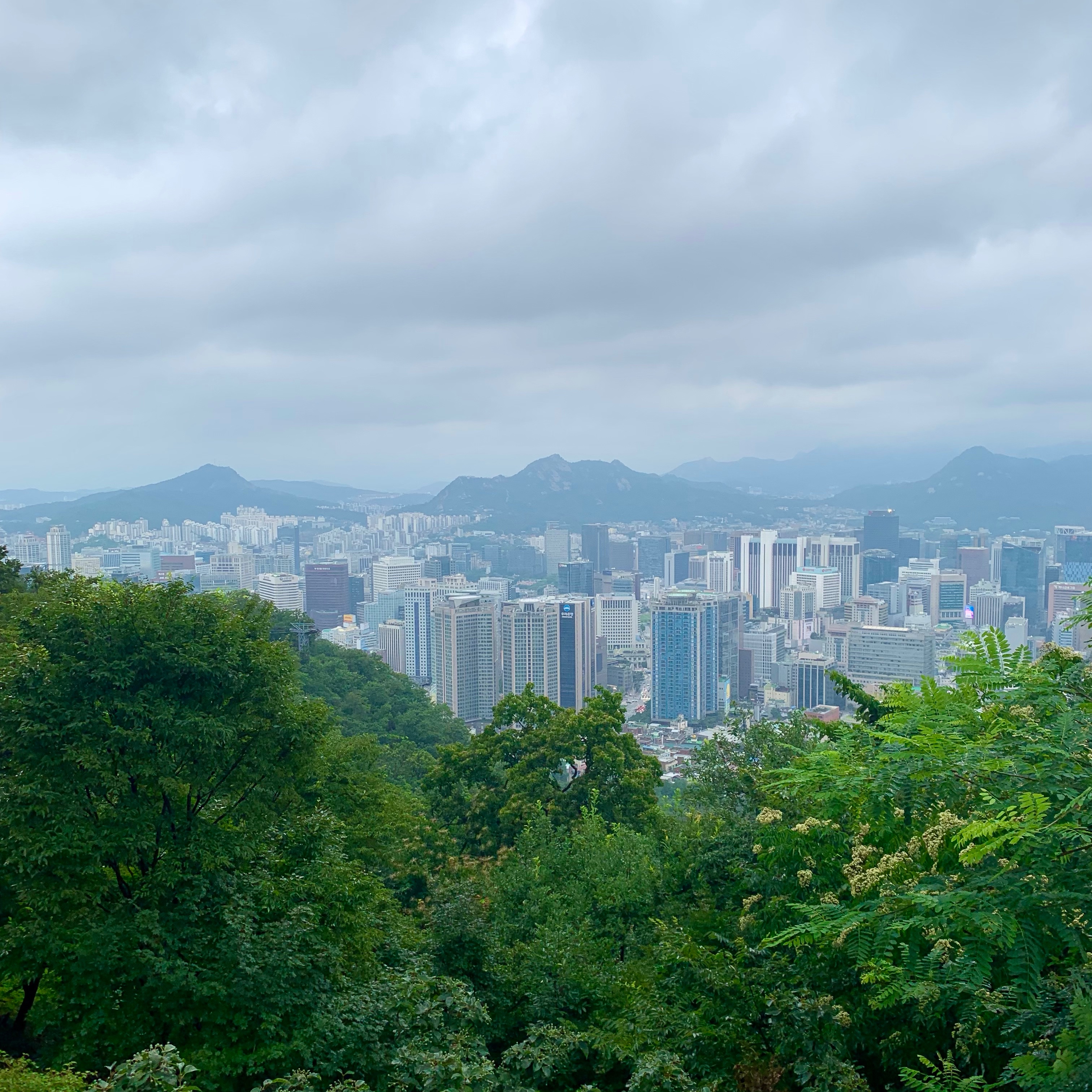 View of Seoul from N Seoul Tower