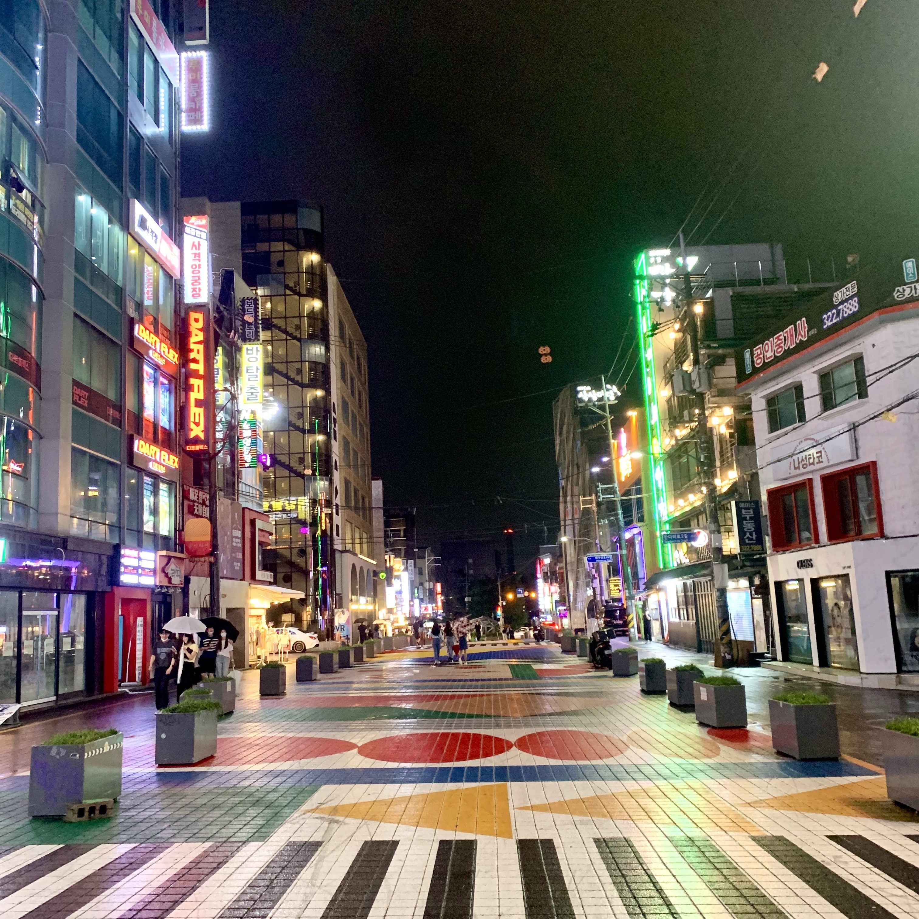 Hongdae, Seoul at night