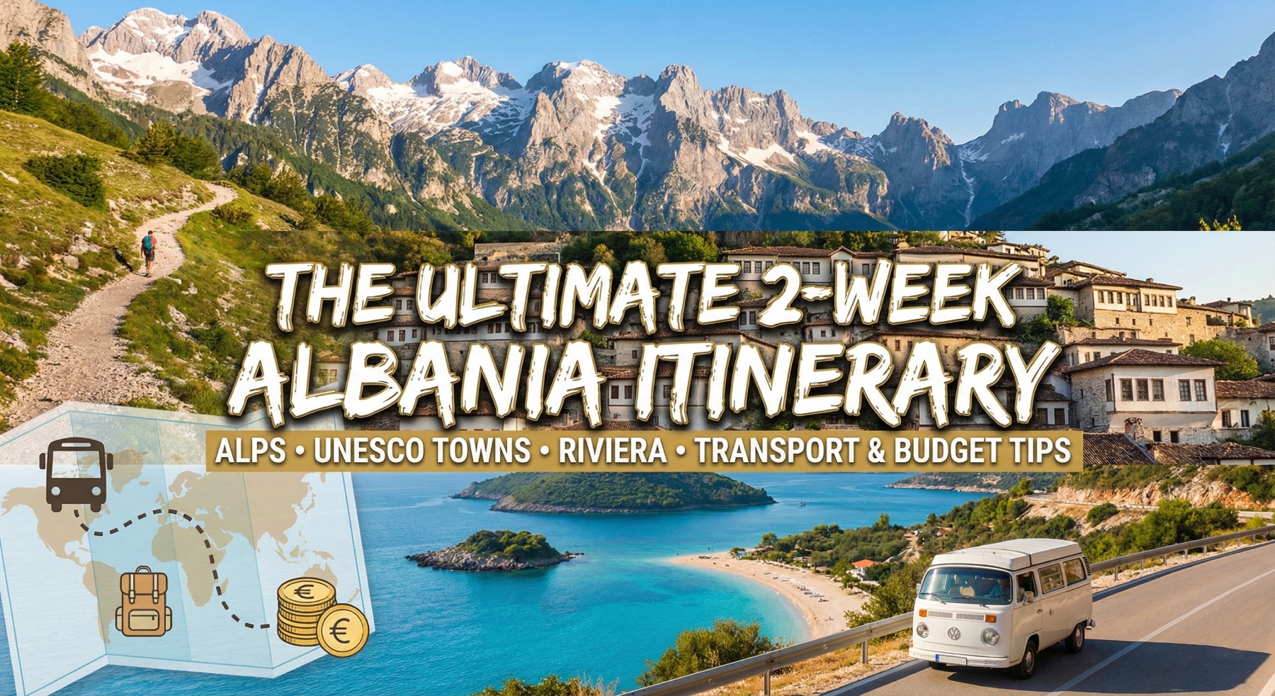 The Ultimate 2-Week Albania Itinerary (2026) + Transport & Budget Tips