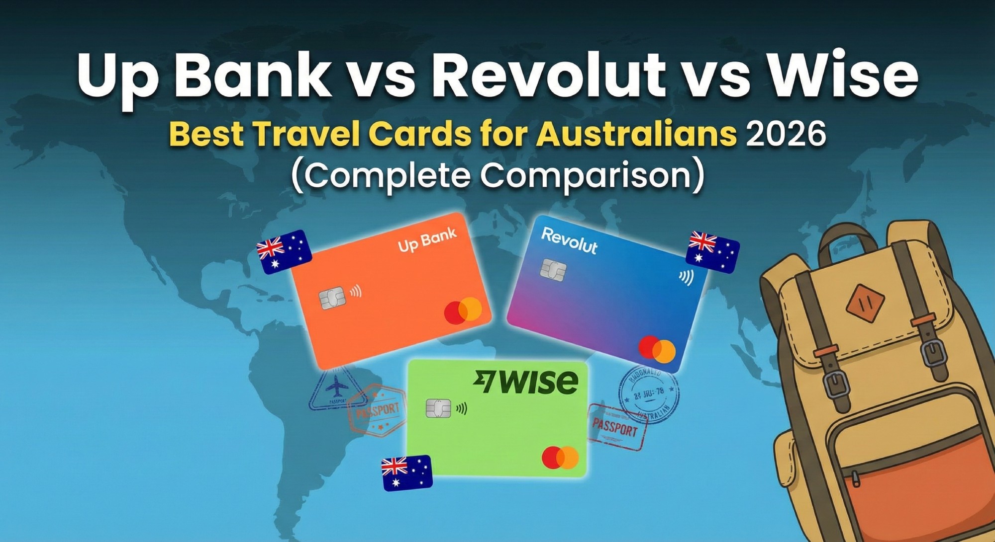 Up Bank vs Revolut vs Wise – Best Travel Cards for Australians 2026 (Complete Comparison)