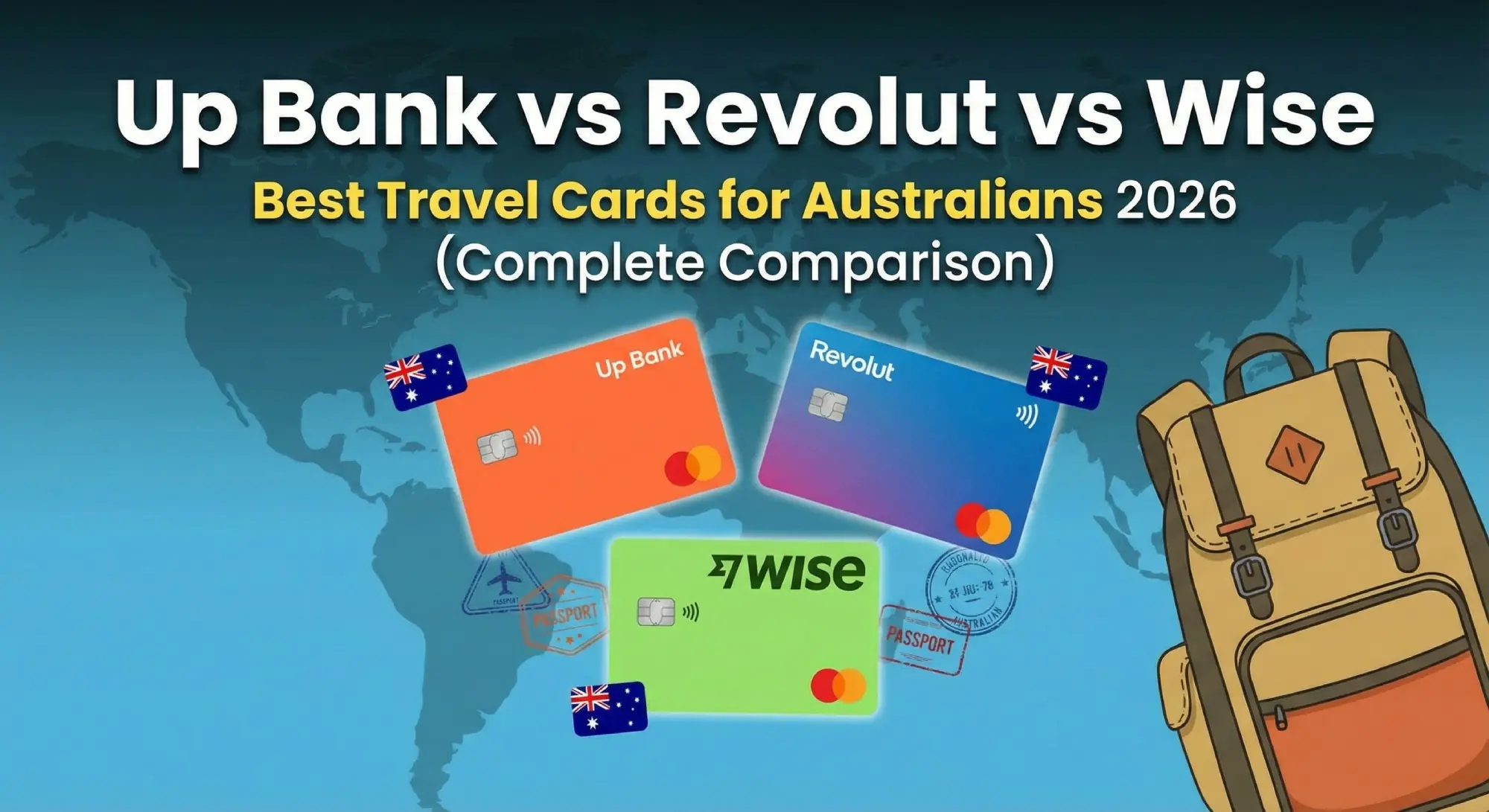 Up Bank vs Revolut vs Wise – Best Travel Cards for Australians 2026 (Complete Comparison)