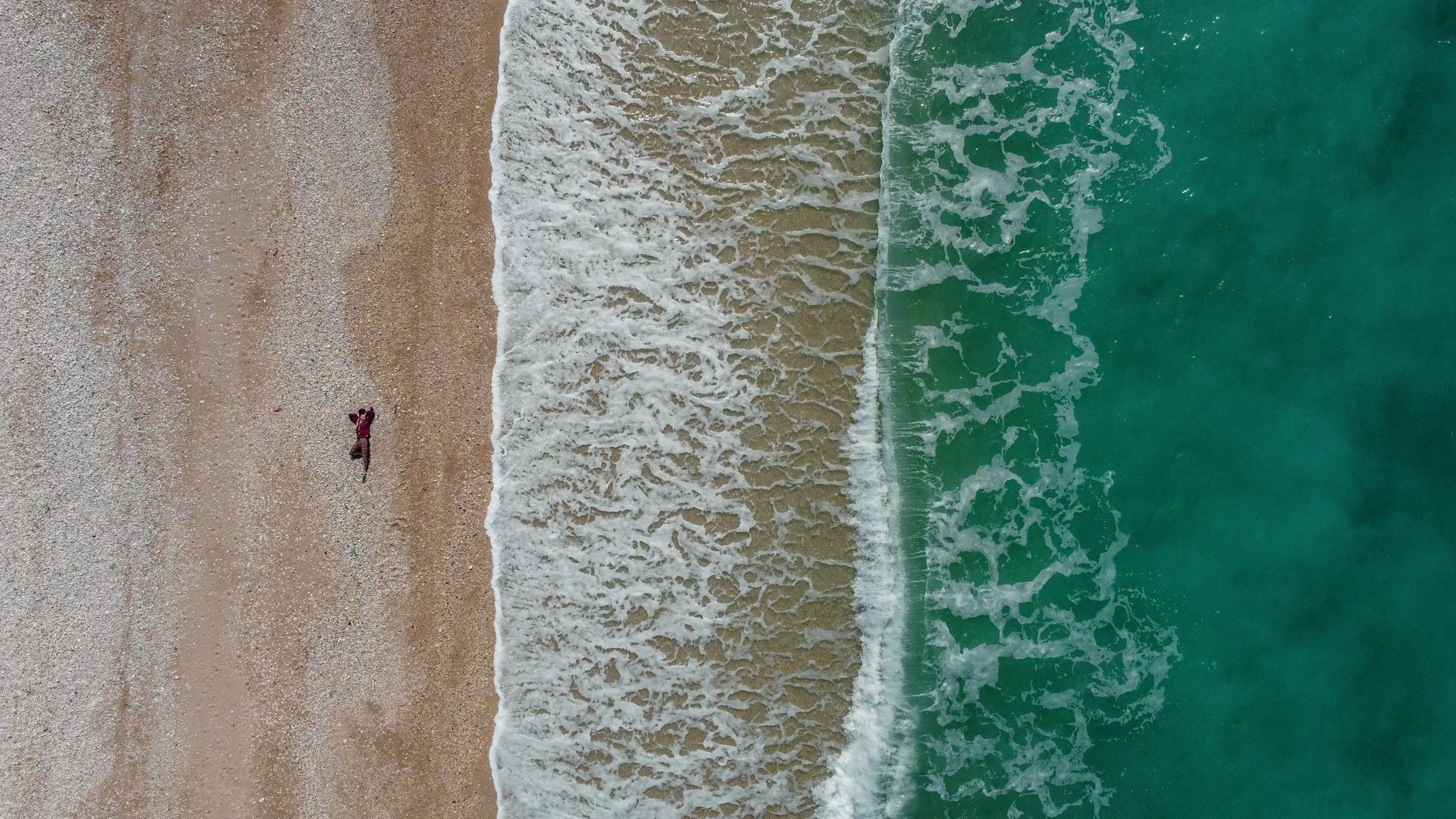 Beach on the Albanian Riviera