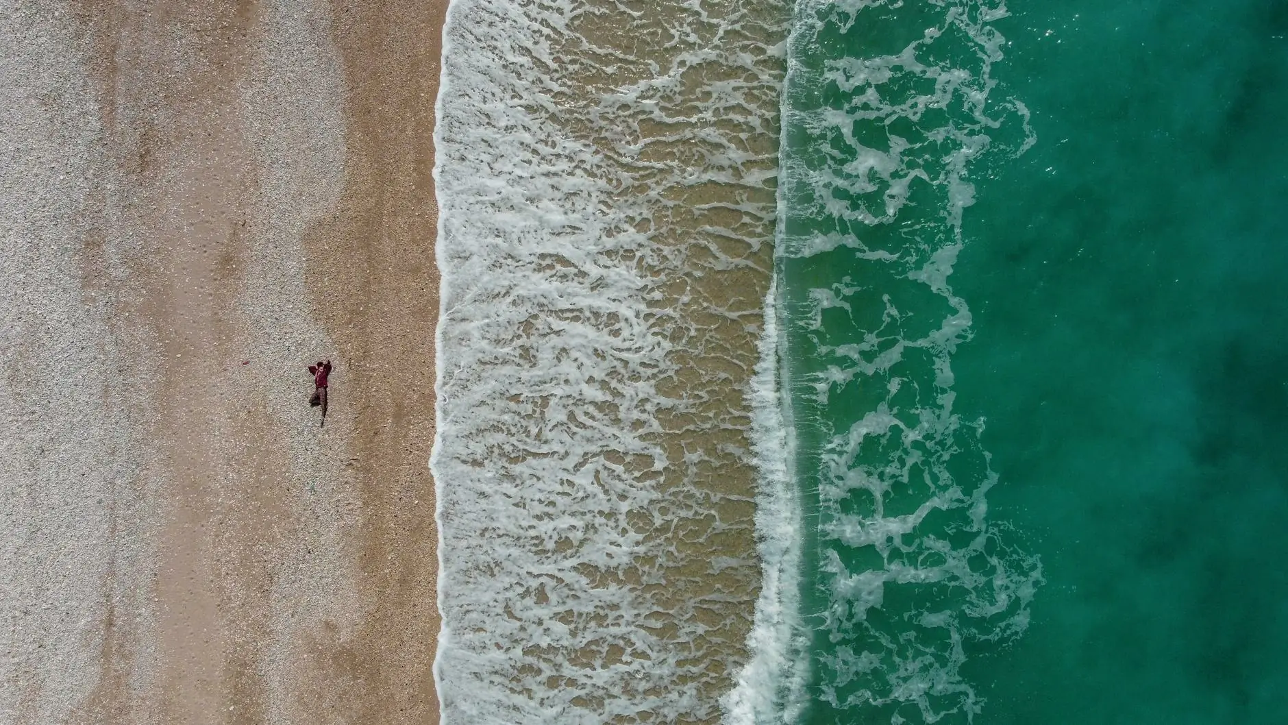 Beach on the Albanian Riviera