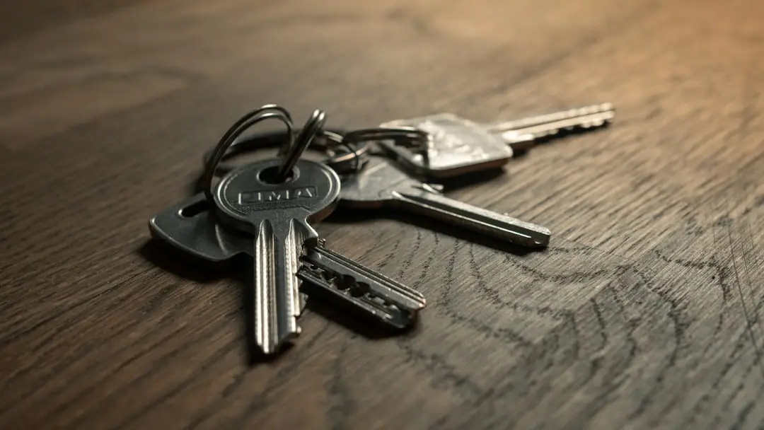 Car rental insurance documents and car keys
