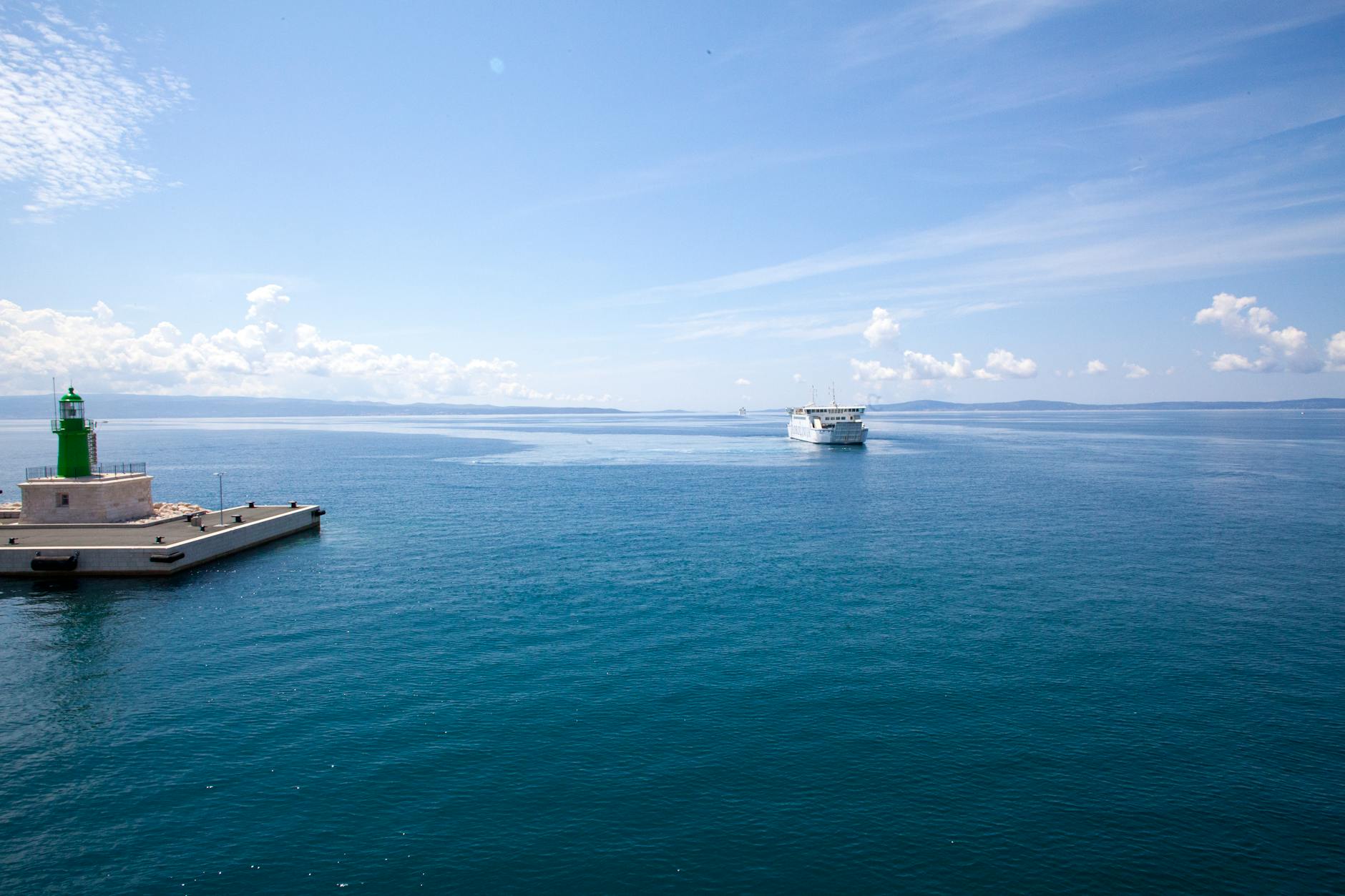 Ferry near Split Croatia