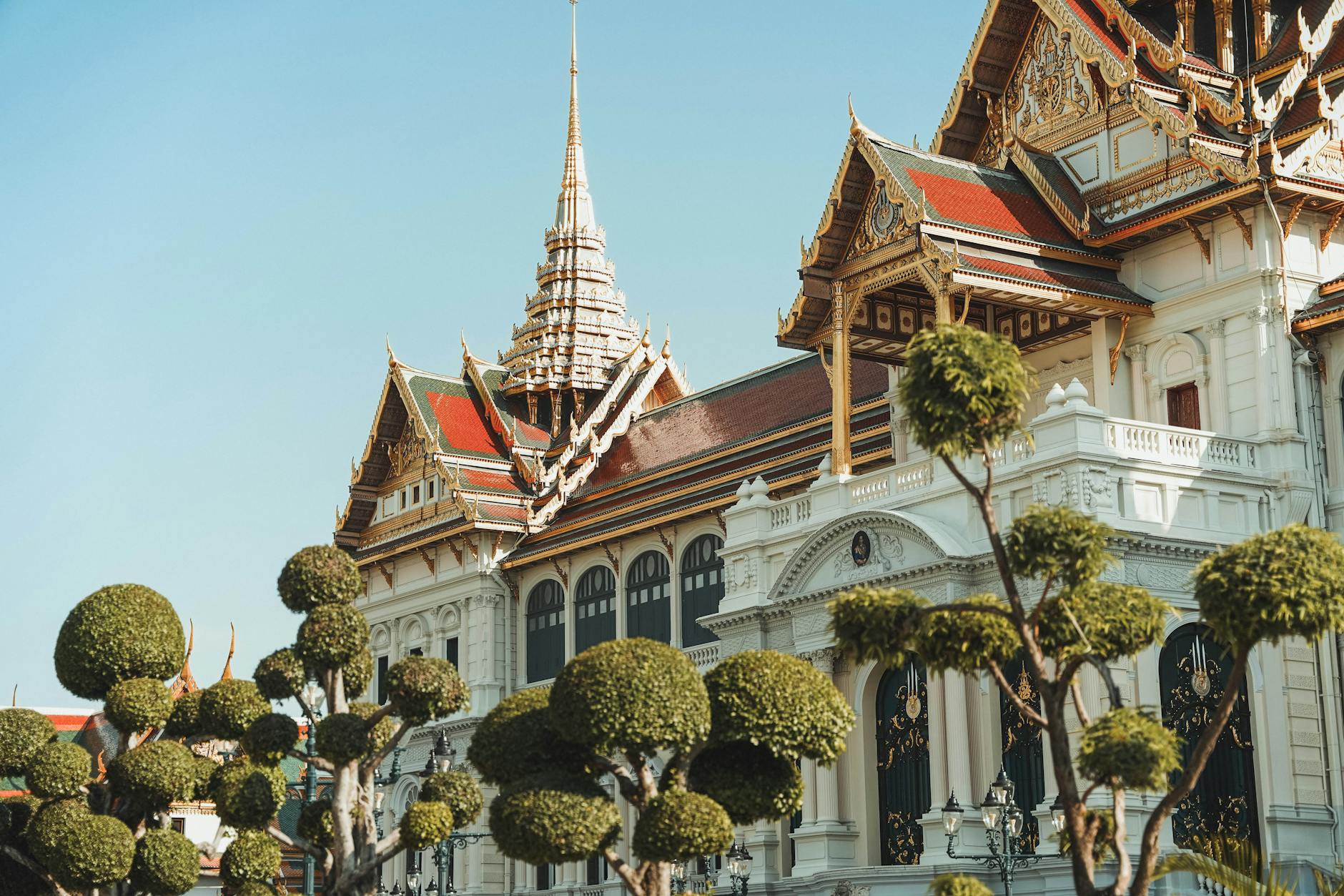 Grand Palace architecture in Bangkok Thailand