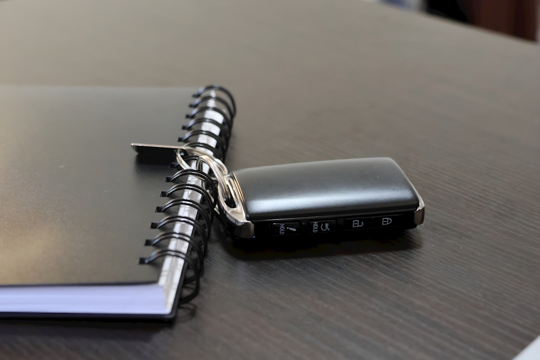 Road trip map and car keys for travel planning