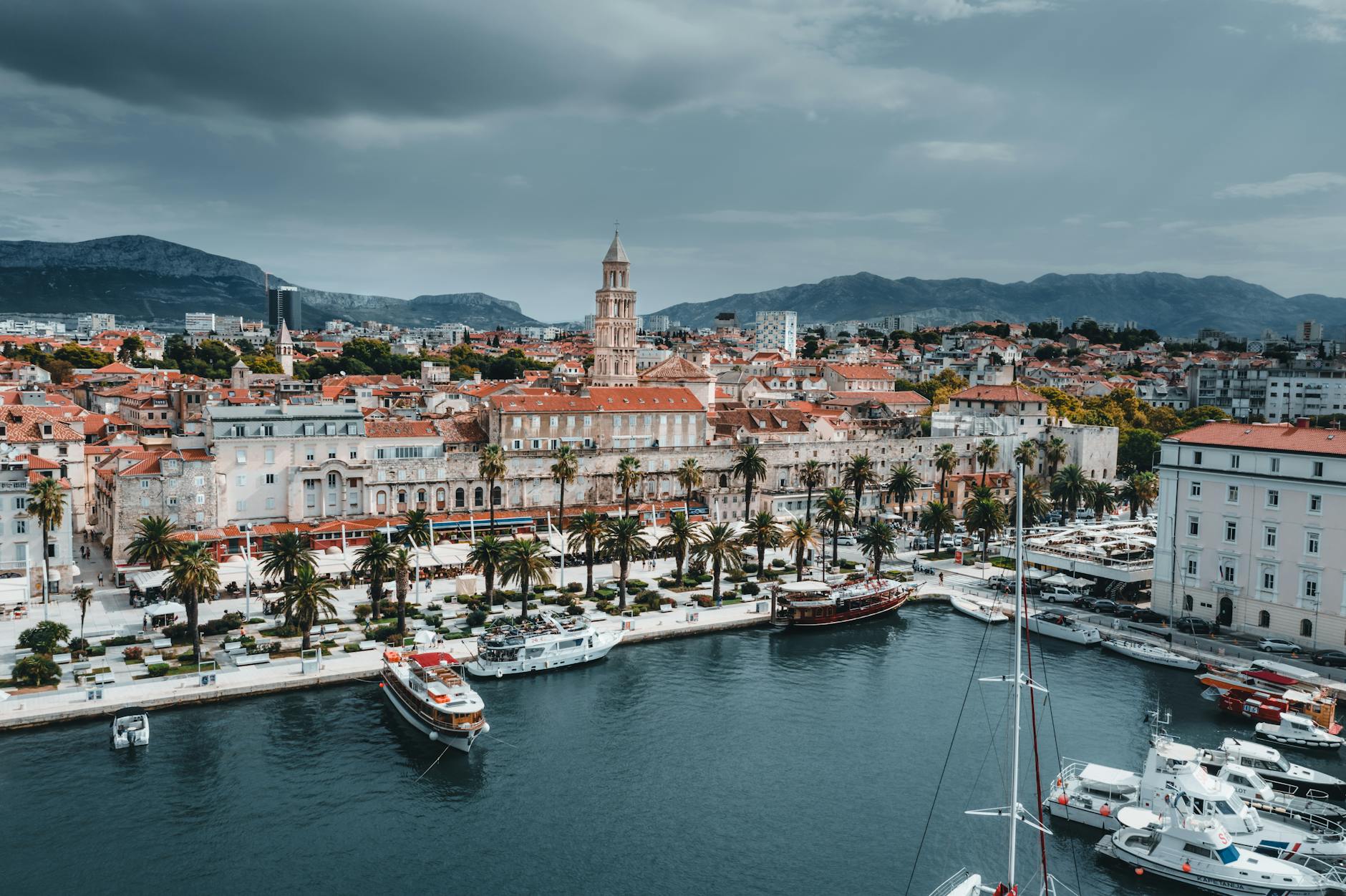 Split Old Town and the Dalmatian Coast in Croatia