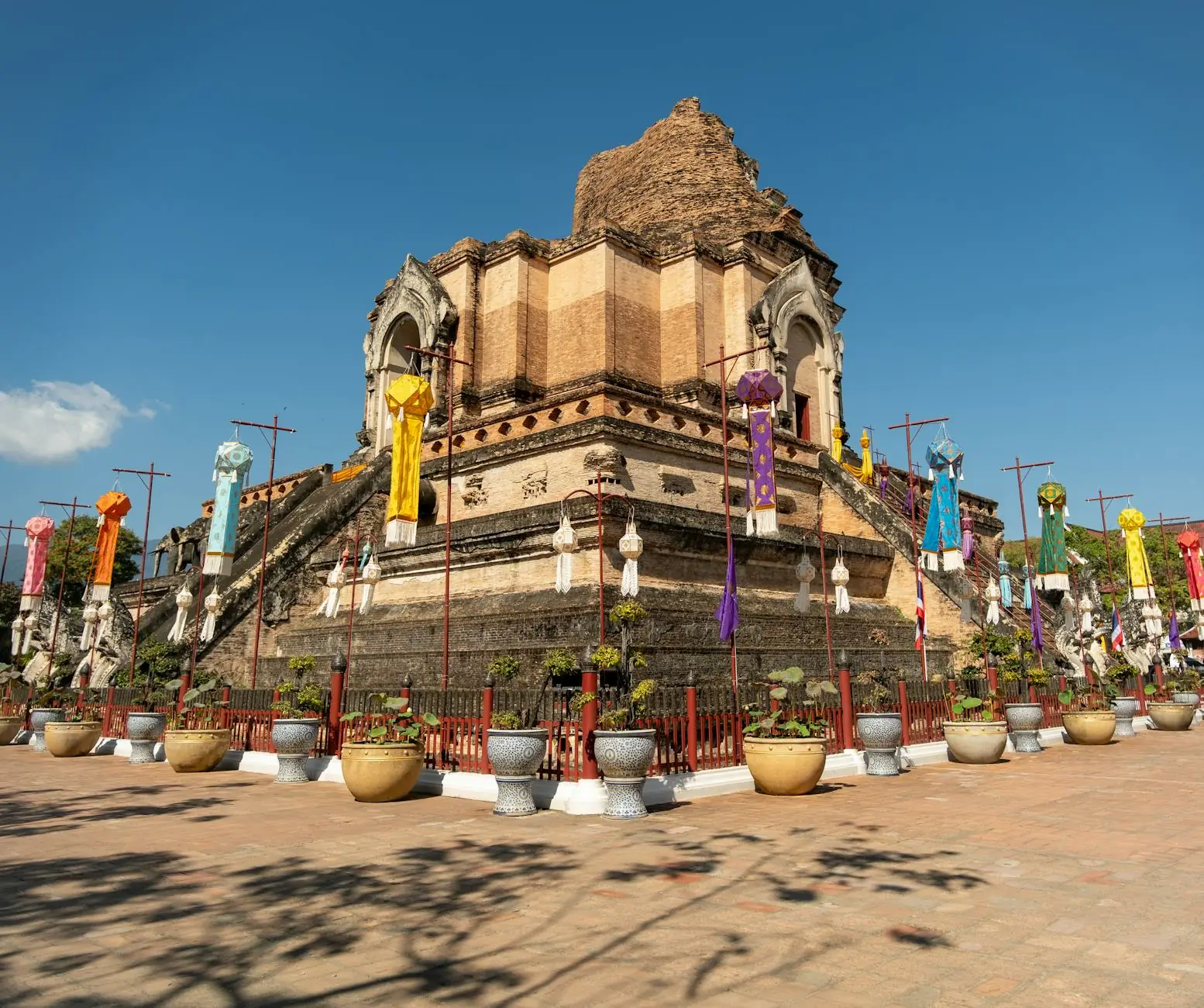 Temple in Chiang Mai Old City Thailand
