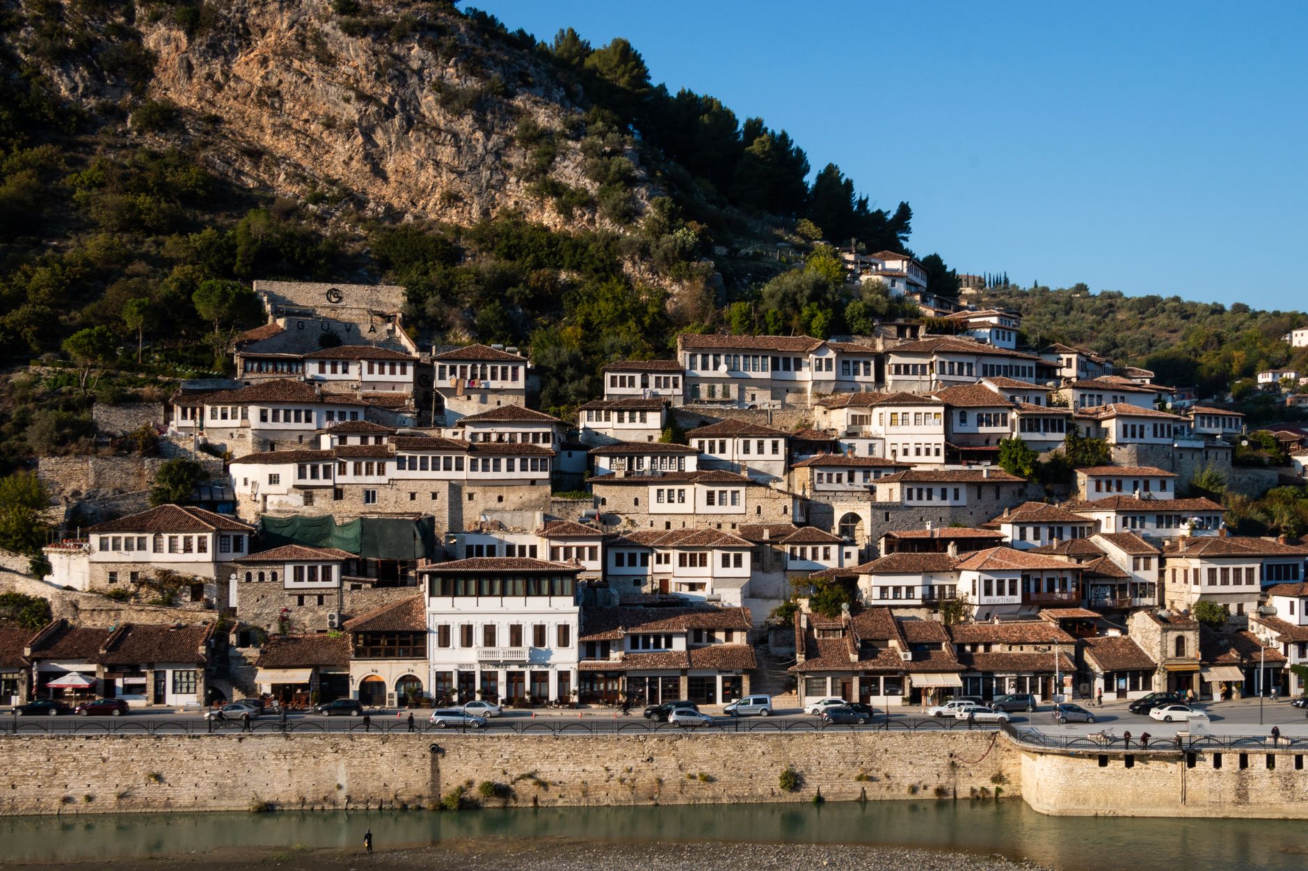 Traditional Ottoman houses in Berat Albania