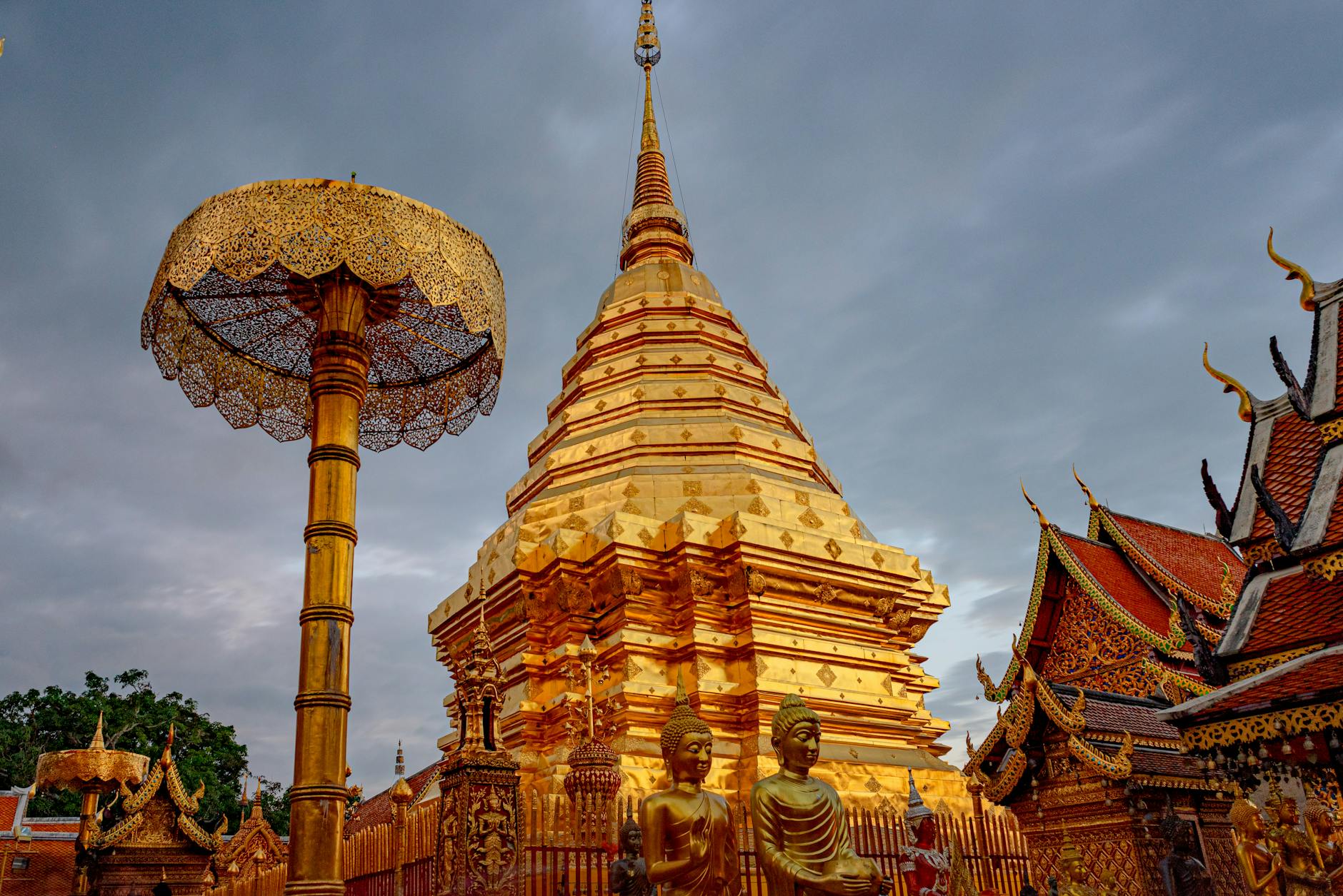 Wat Phra That Doi Suthep temple in Chiang Mai Thailand