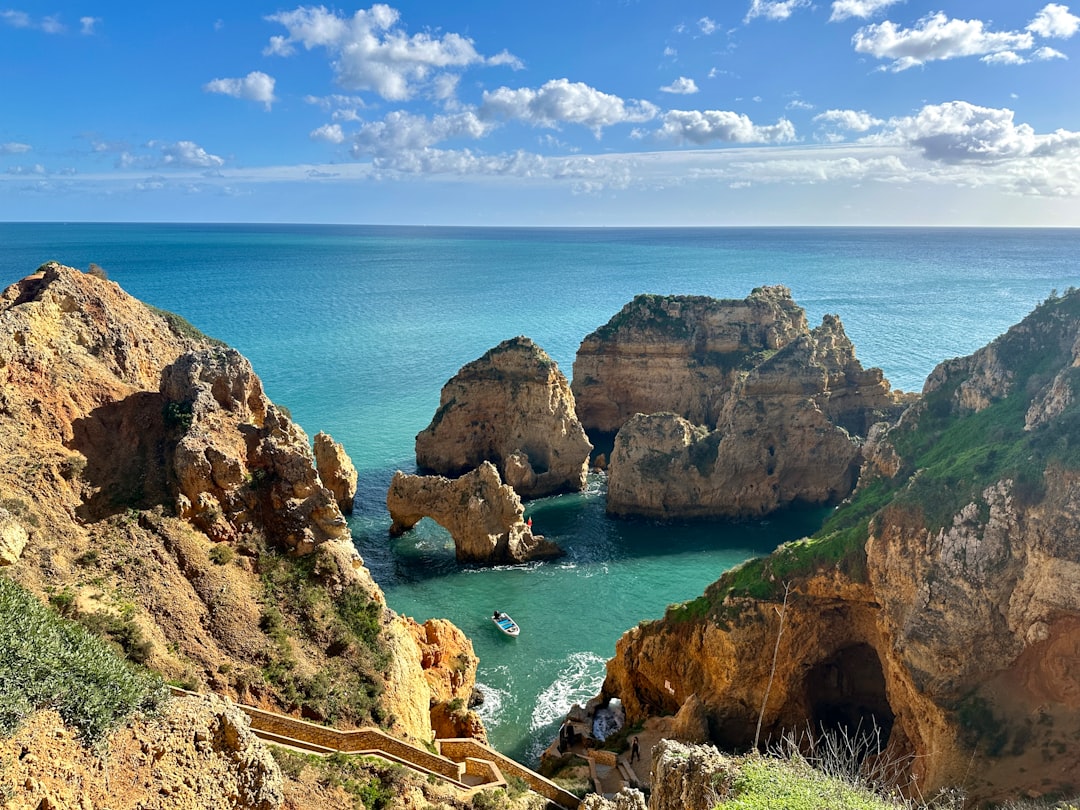 An Algarve coast viewpoint on a Portugal road trip