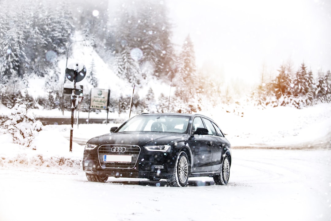 Tyrol Austria winter driving car