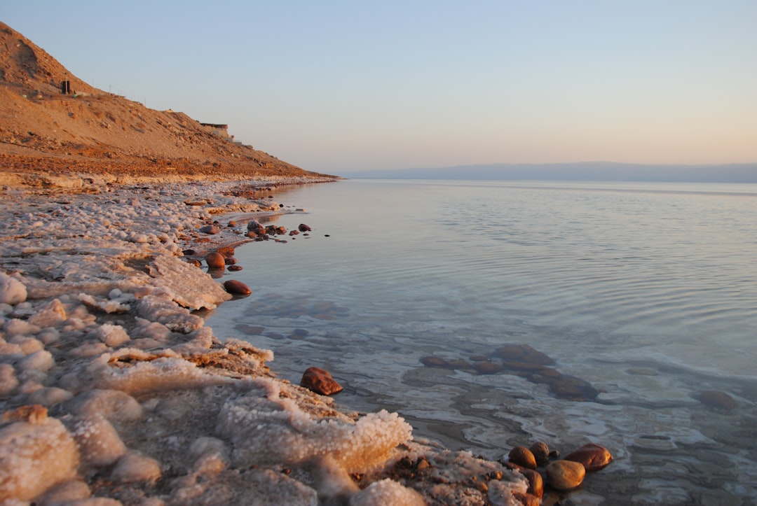 Dead Sea Jordan road trip car