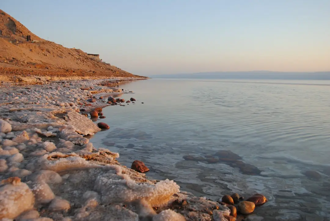 Dead Sea Jordan road trip car