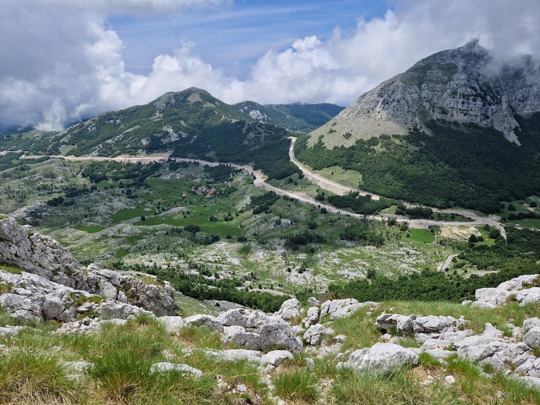 Durmitor National Park road Montenegro