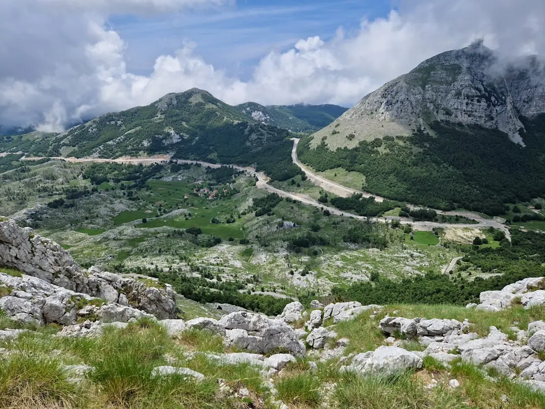 Durmitor National Park road Montenegro