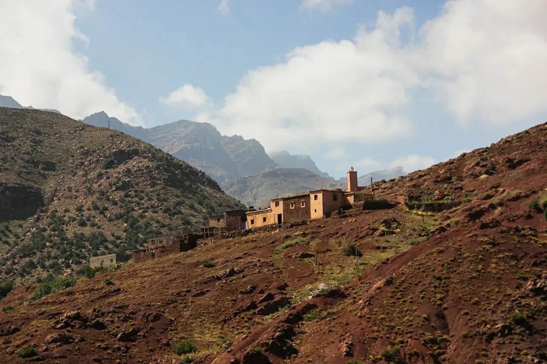 Road trip through the Atlas Mountains in Morocco
