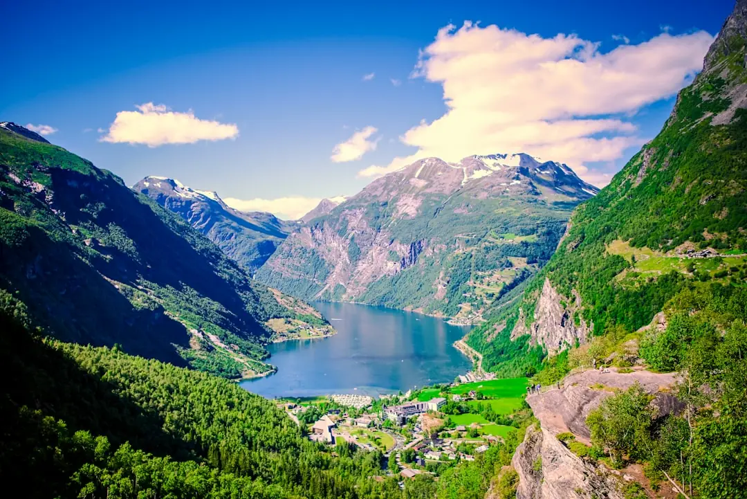 Norway fjord road trip rental car