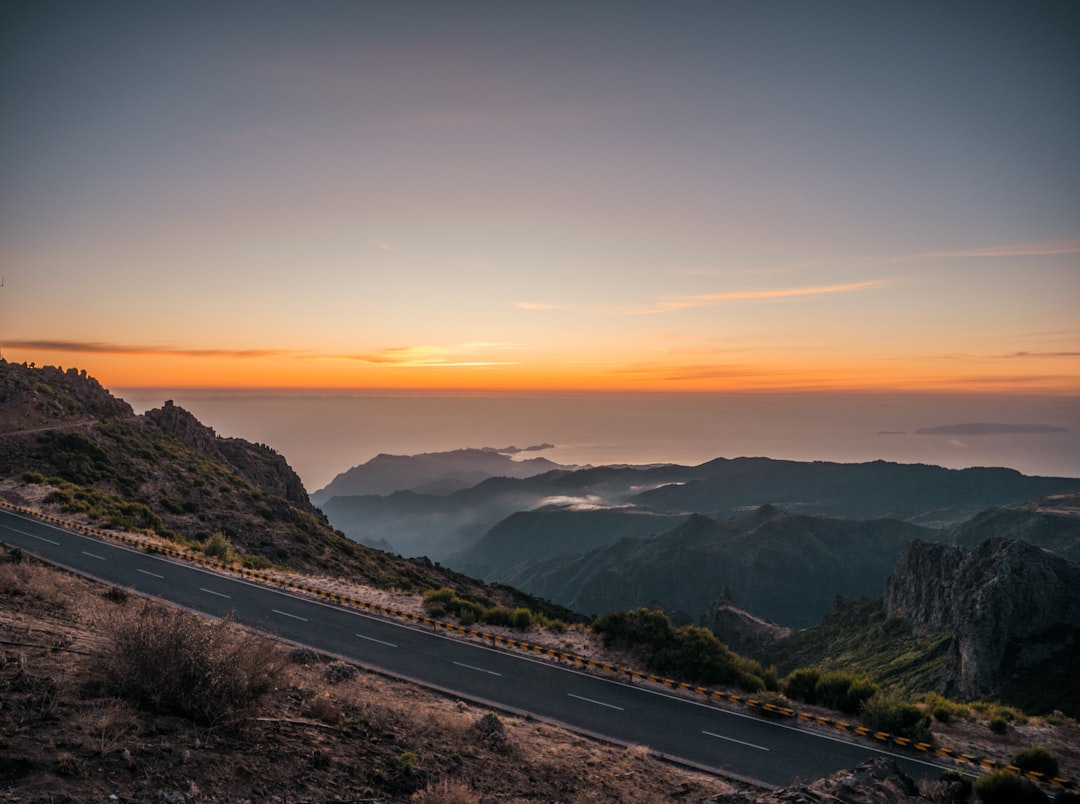 Sunrise above the clouds at Pico do Arieiro in Madeira