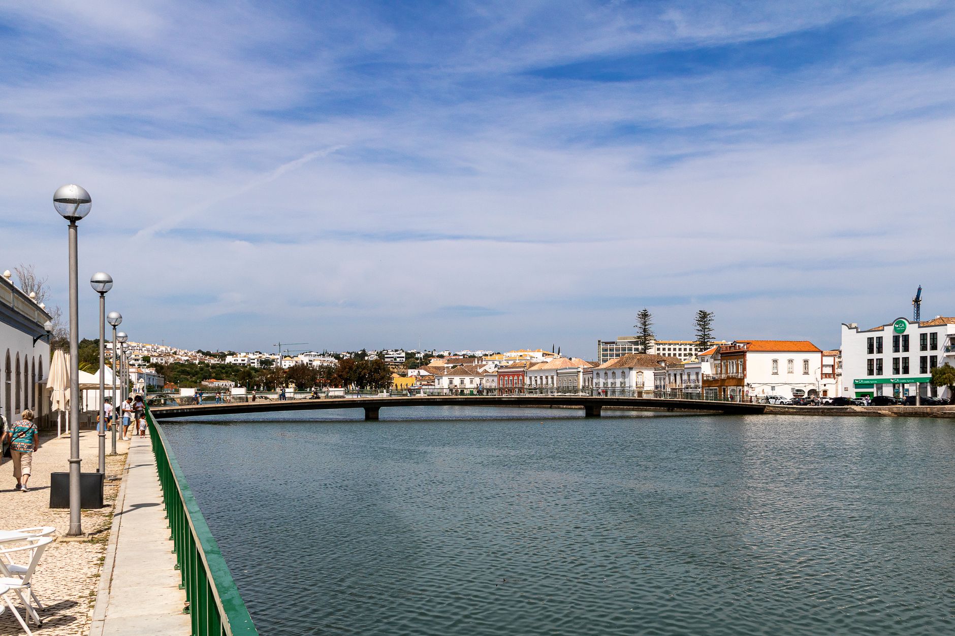 Tavira old town and river in the eastern Algarve