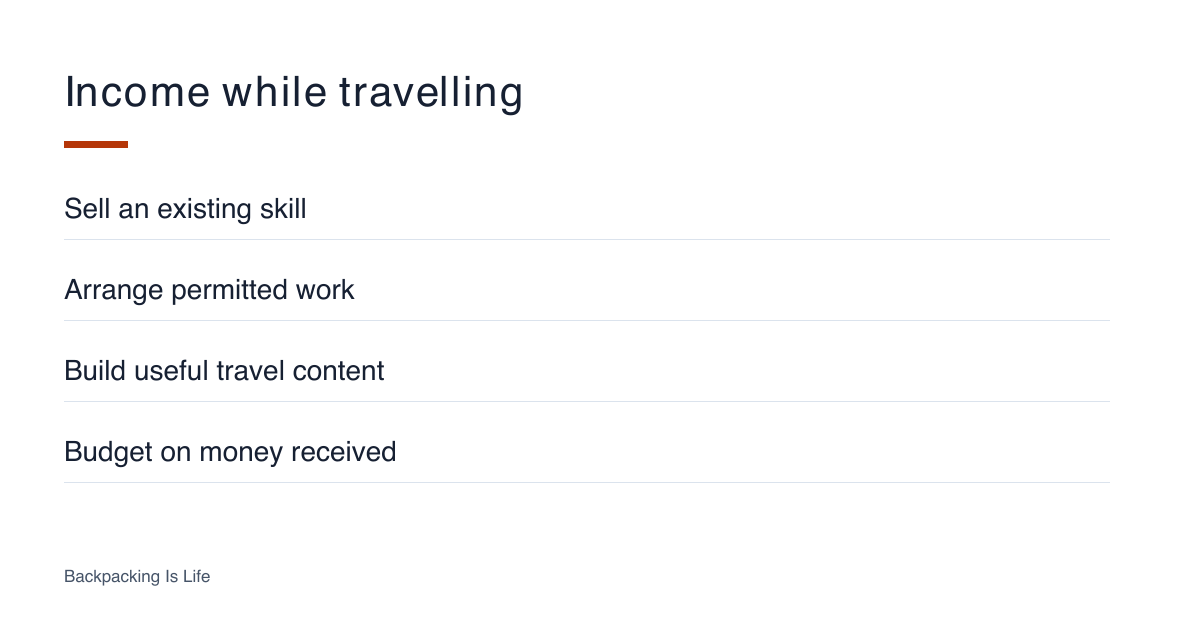 How to Make Money While Travelling: Practical Options and a Realistic Plan